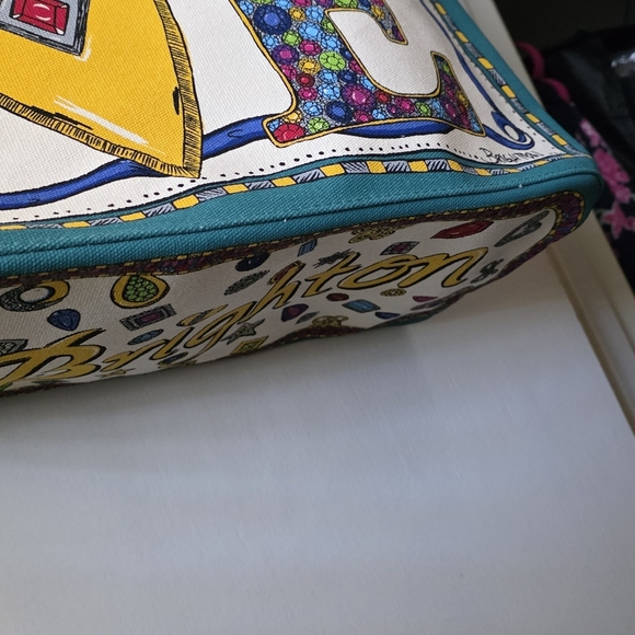 Brighton Charmed Love Canvas Tote NWT - Picture 2 of 10